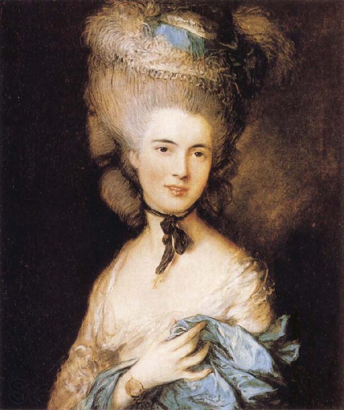Thomas Gainsborough Woman in Blue France oil painting art